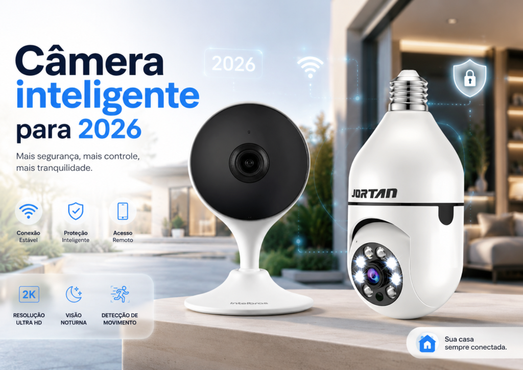 câmera inteligente wifi
